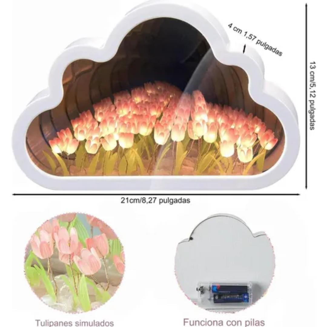 Miniatura 3 de LAMPARA TULIPANES NUBE